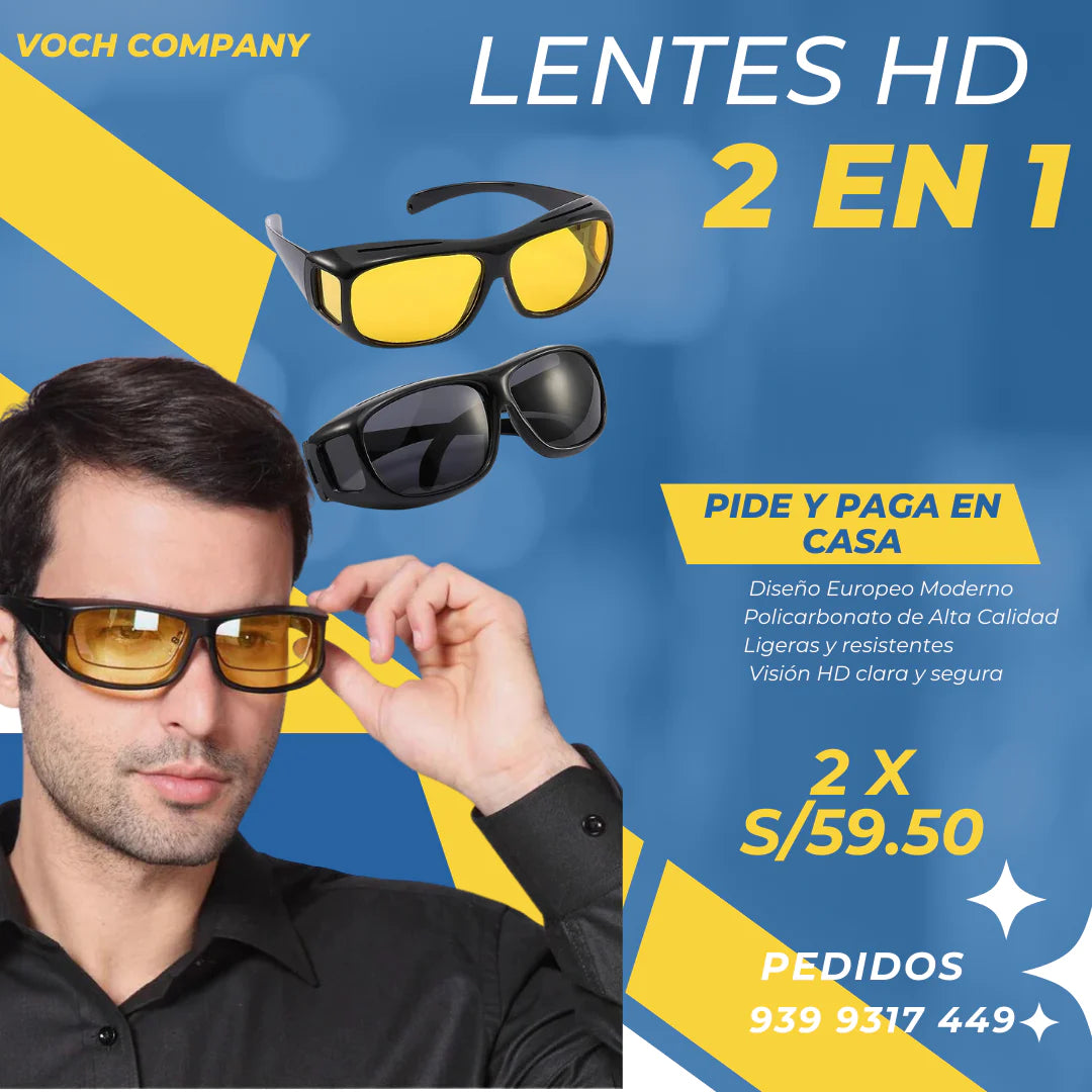 Lentes Vision HD 2en1