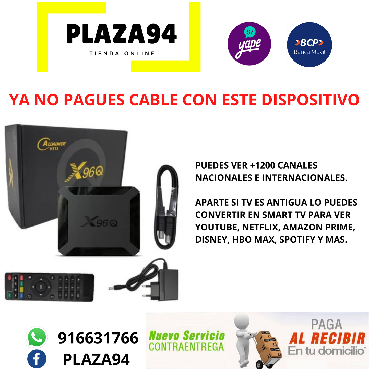 TV BOX + DECO 2 EN 1