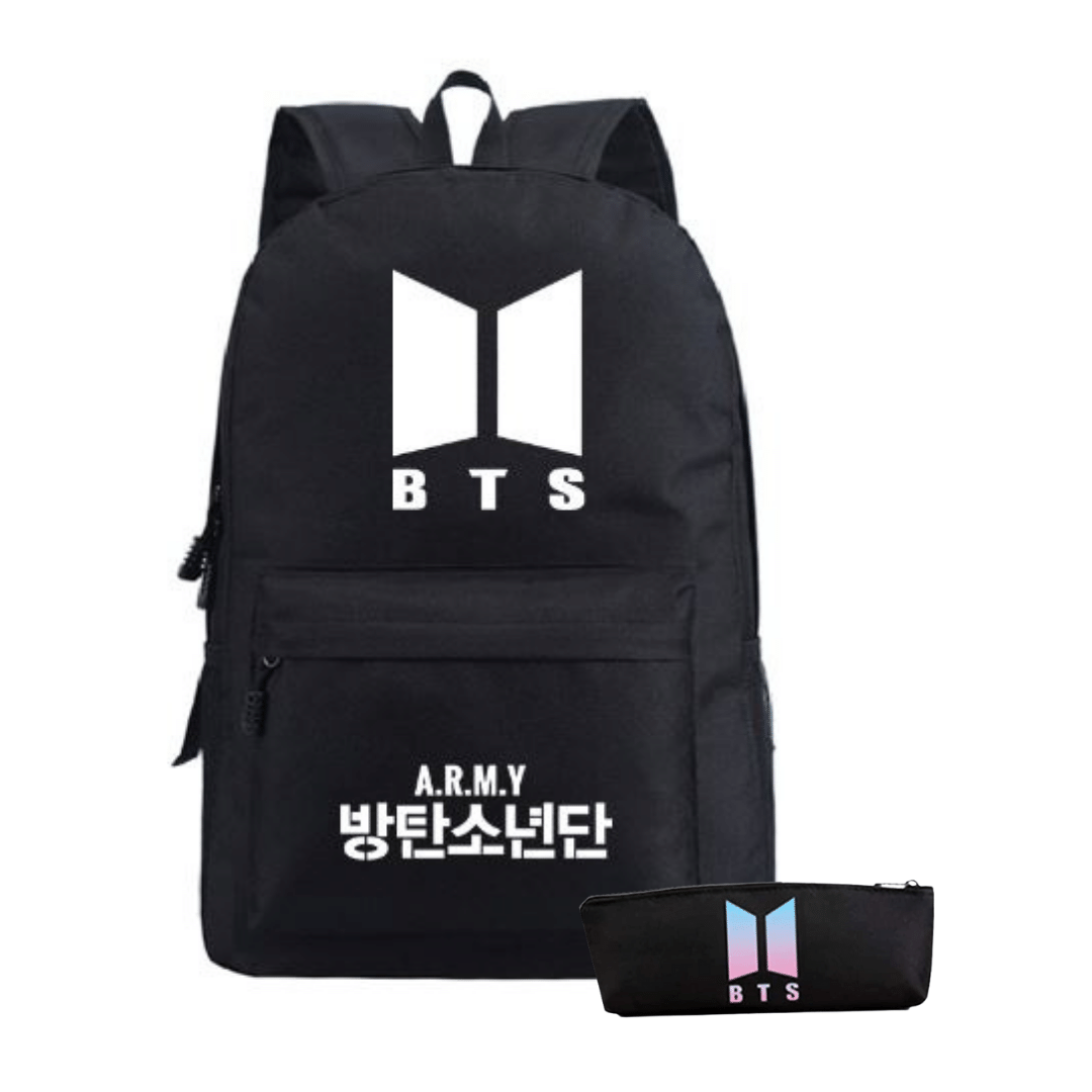 MOCHILA LUMINOSA BTS - NEGRO