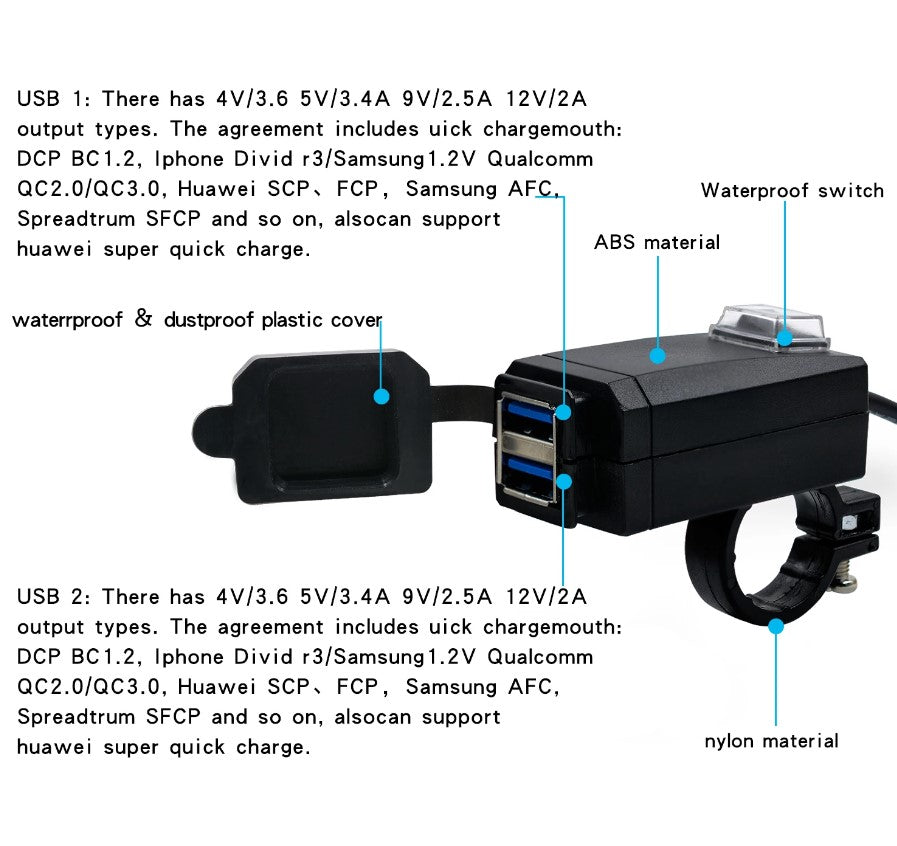 Cigarrera Cargador Usb Dual.