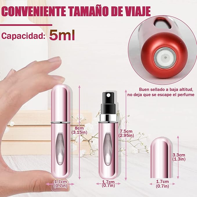 Mini Atomizador Perfume Recargable