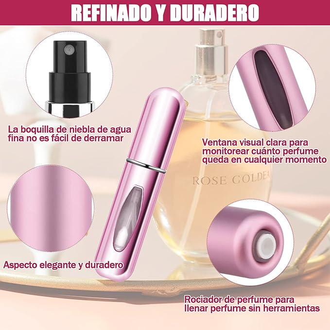 Mini Atomizador Perfume Recargable