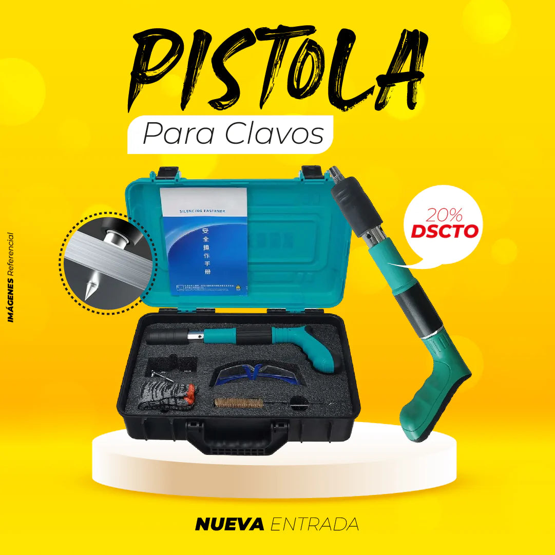 pistola de clavos de Acero Manual